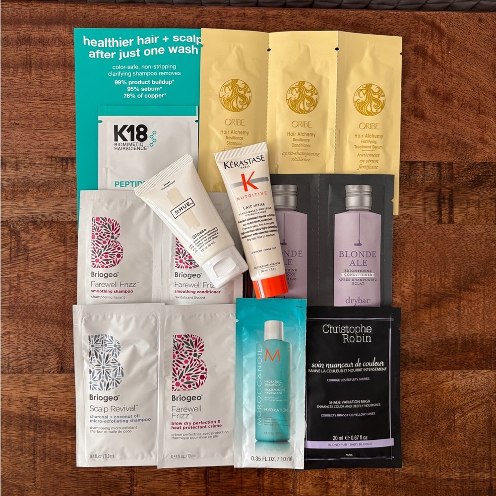 Hair Care Sample Bundle Kerastase, Briogeo etc.